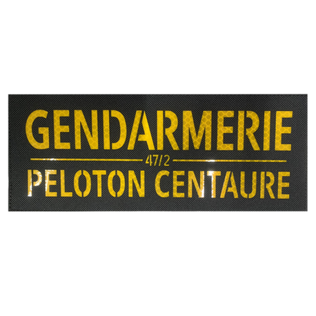 Bande dorsale Laser Cut réfléchissante EGM 47/2 Périgueux pour gilet tactique