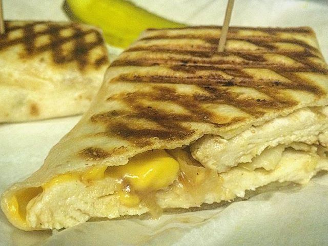 Try our delicious Chicken Philly cheese hot pressed wrap! #weeklyspecial #Winchesters #_N_Grill #🇺�