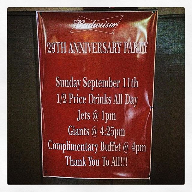 2 price drinks all day starting at 1PM