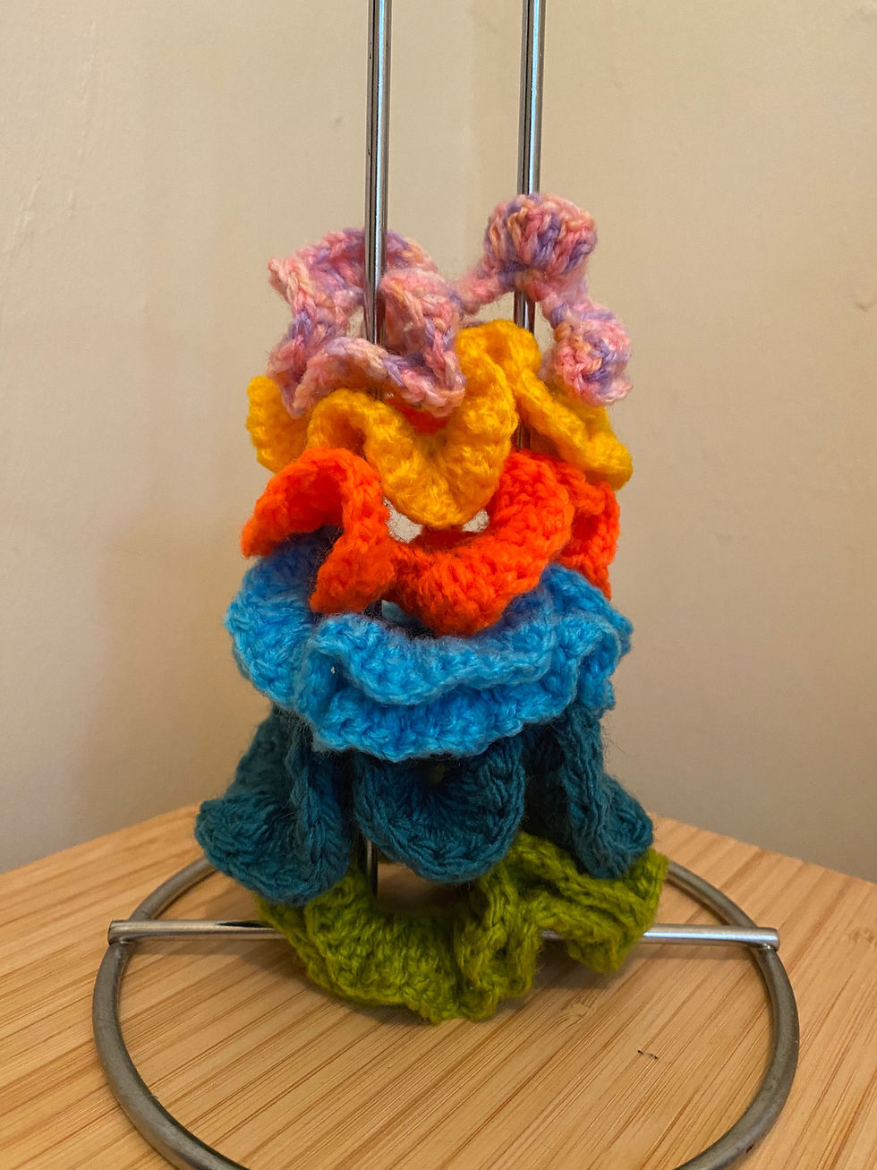 Crochet Scrunchie - Double Round 