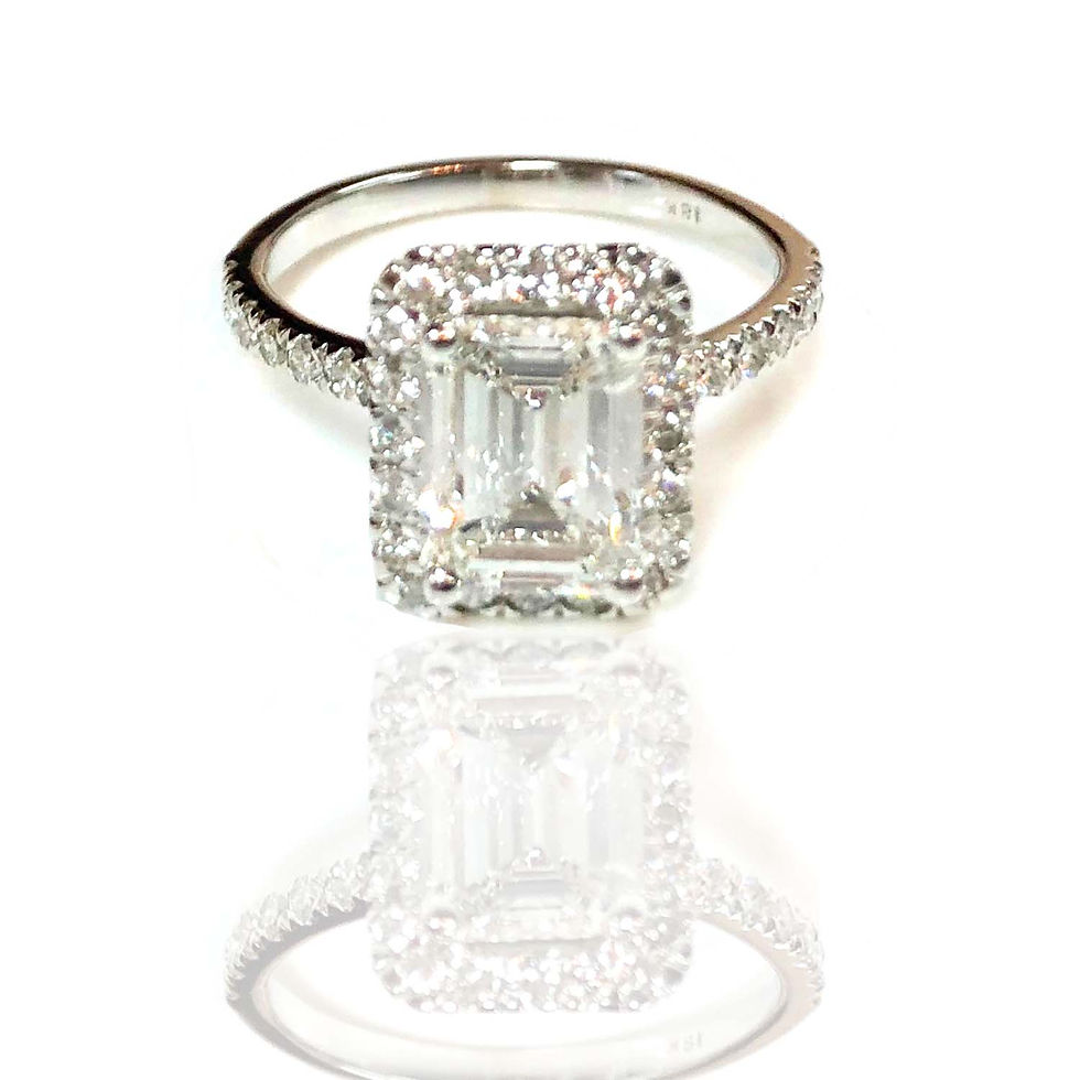 Thumbnail: Emerald Cut Band of Bling