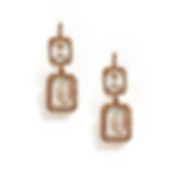 White Quartz Dangle Earring