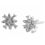 Thumbnail: Snowflake Diamond Studs