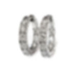 Inside-Out Diamond Hoops