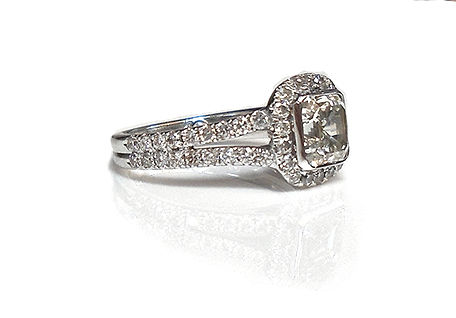 Thumbnail: Split Shank Asscher Halo