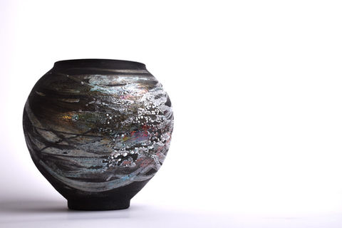 'Burnt Forest Reborn' Moon Jar