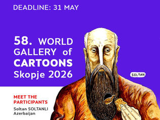 Open Call Announced for the 58th World Gallery of Cartoons – Skopje 2026