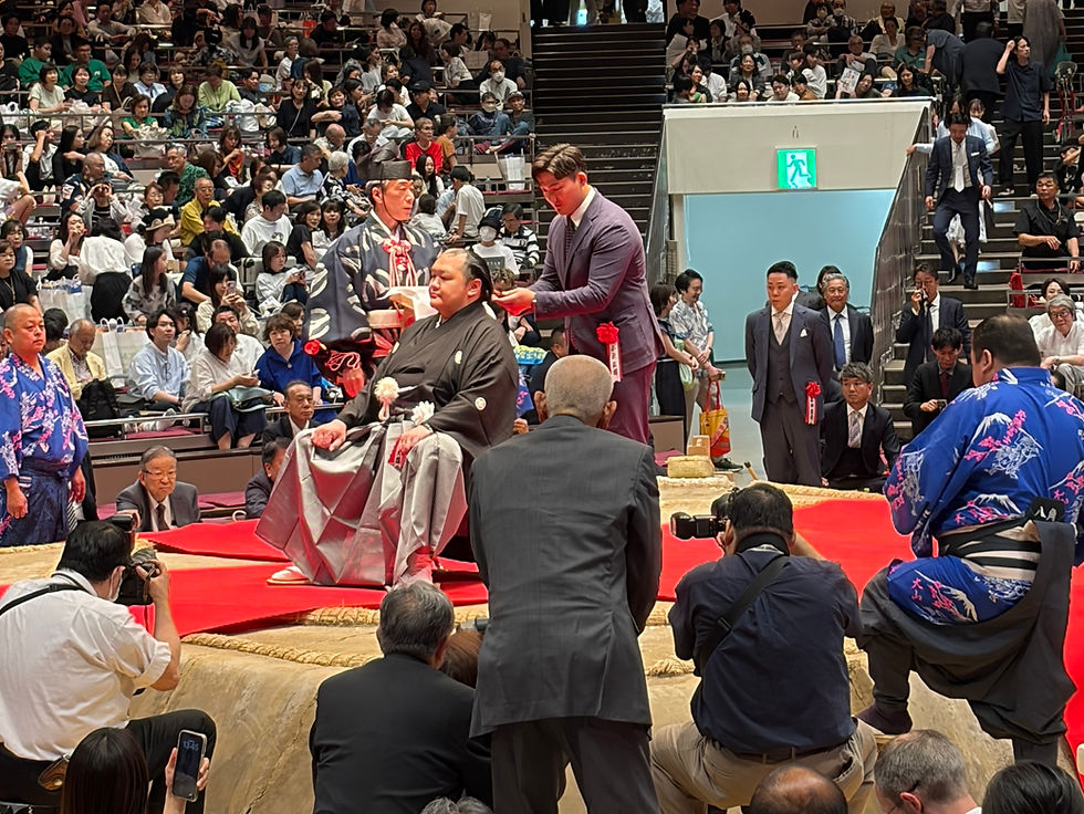 北斗富士関の断髪式に参列させていただきました!