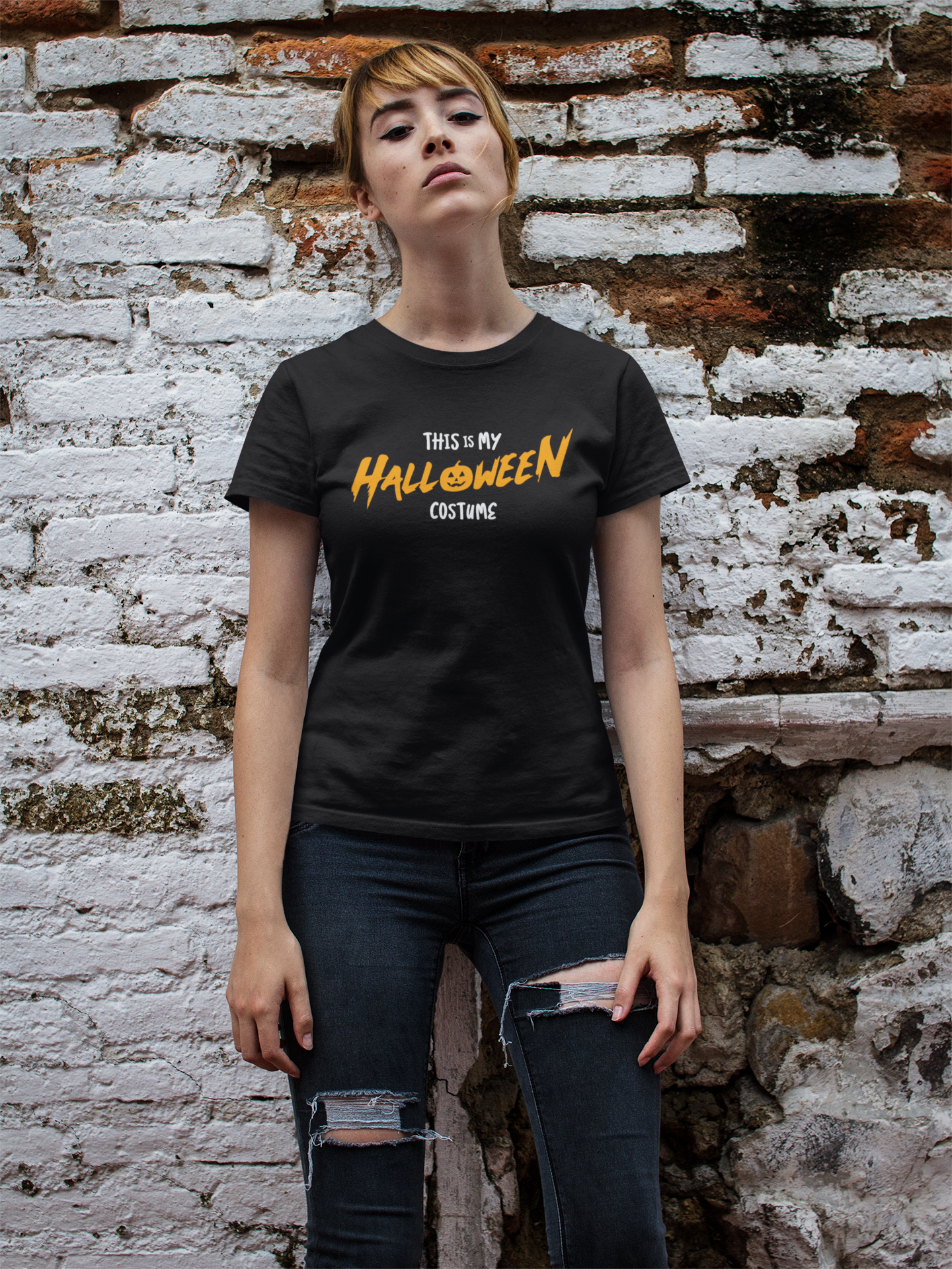 THIS IS MY JALLOWEEN COSTUME PUMPKIN T-Shirt