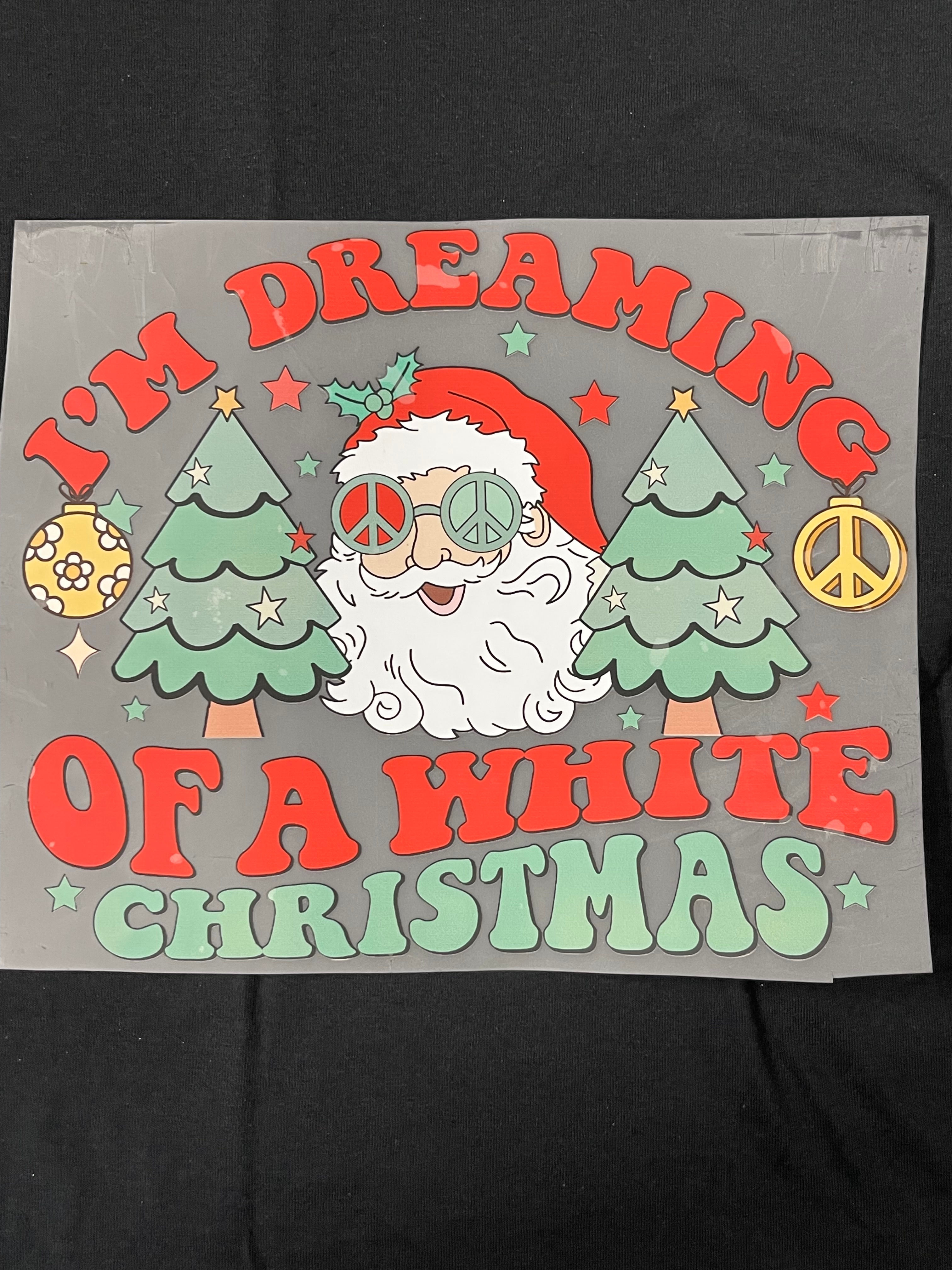 White Christmas Groovy Santa