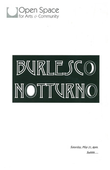 Burlesco Notturno event at Open Space for Arts & Community, Vashon Island, WA