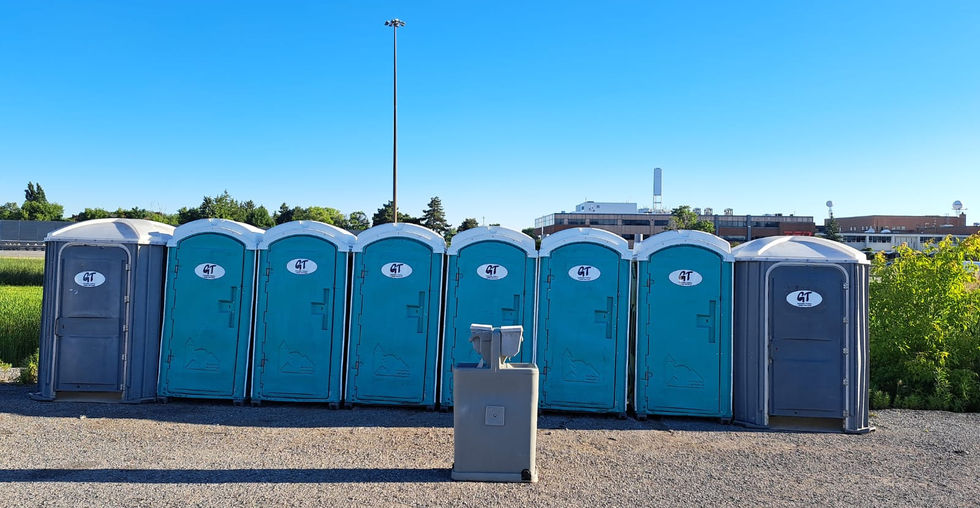 Portable Toilet with Sink and Flush Rental GTA