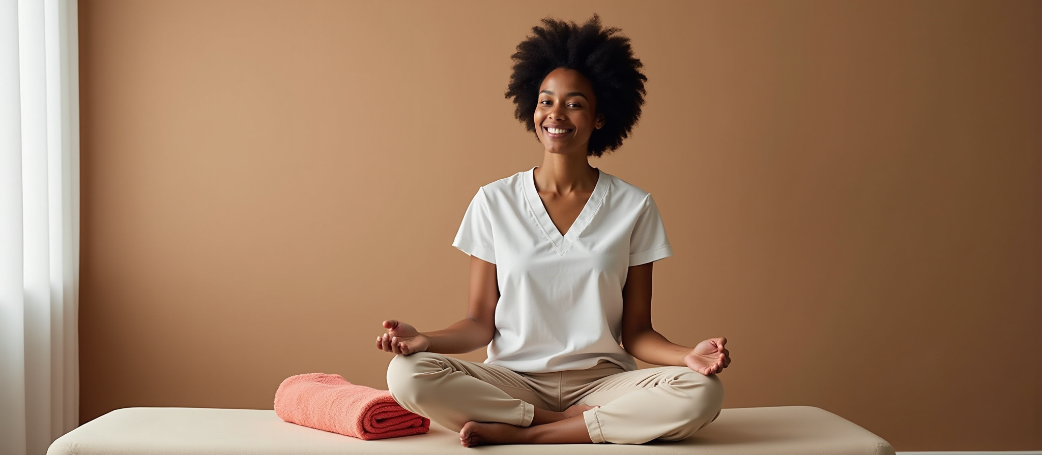 Woman performing an exercise