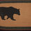 Thumbnail: Wyatt Stenciled Bear Jute Runner Oval 13x36