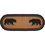 Thumbnail: Wyatt Stenciled Bear Jute Runner Oval 13x36