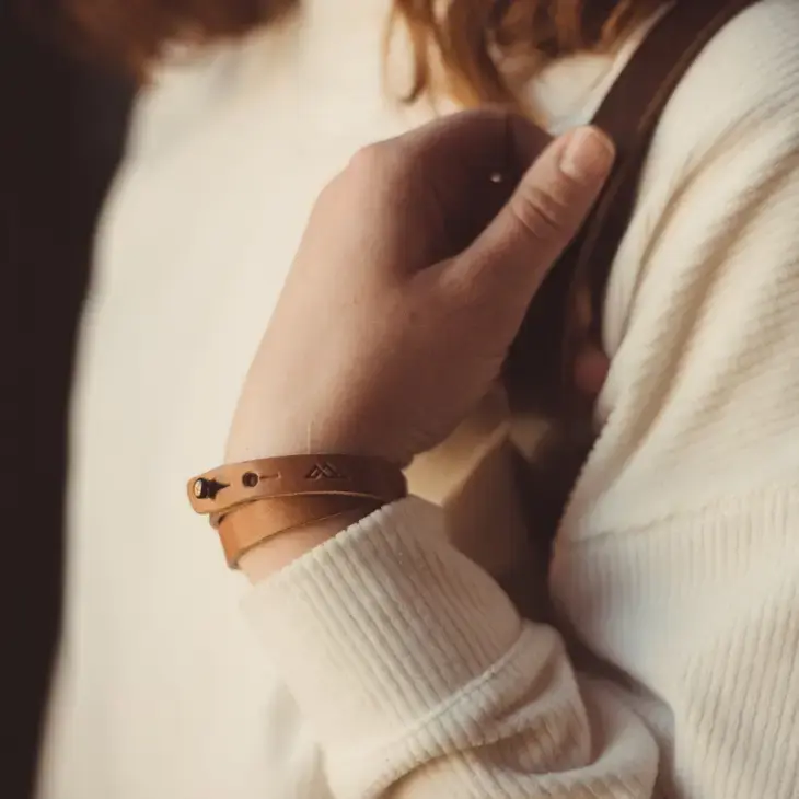Thumbnail: Range Leather Teton Wrap Bracelet