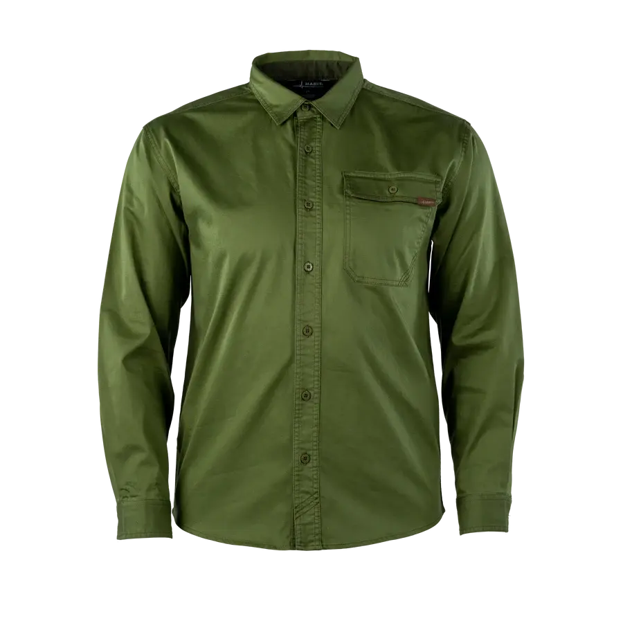 Thumbnail: Habit - Men's Garment Washed Woven Button Up Shirt