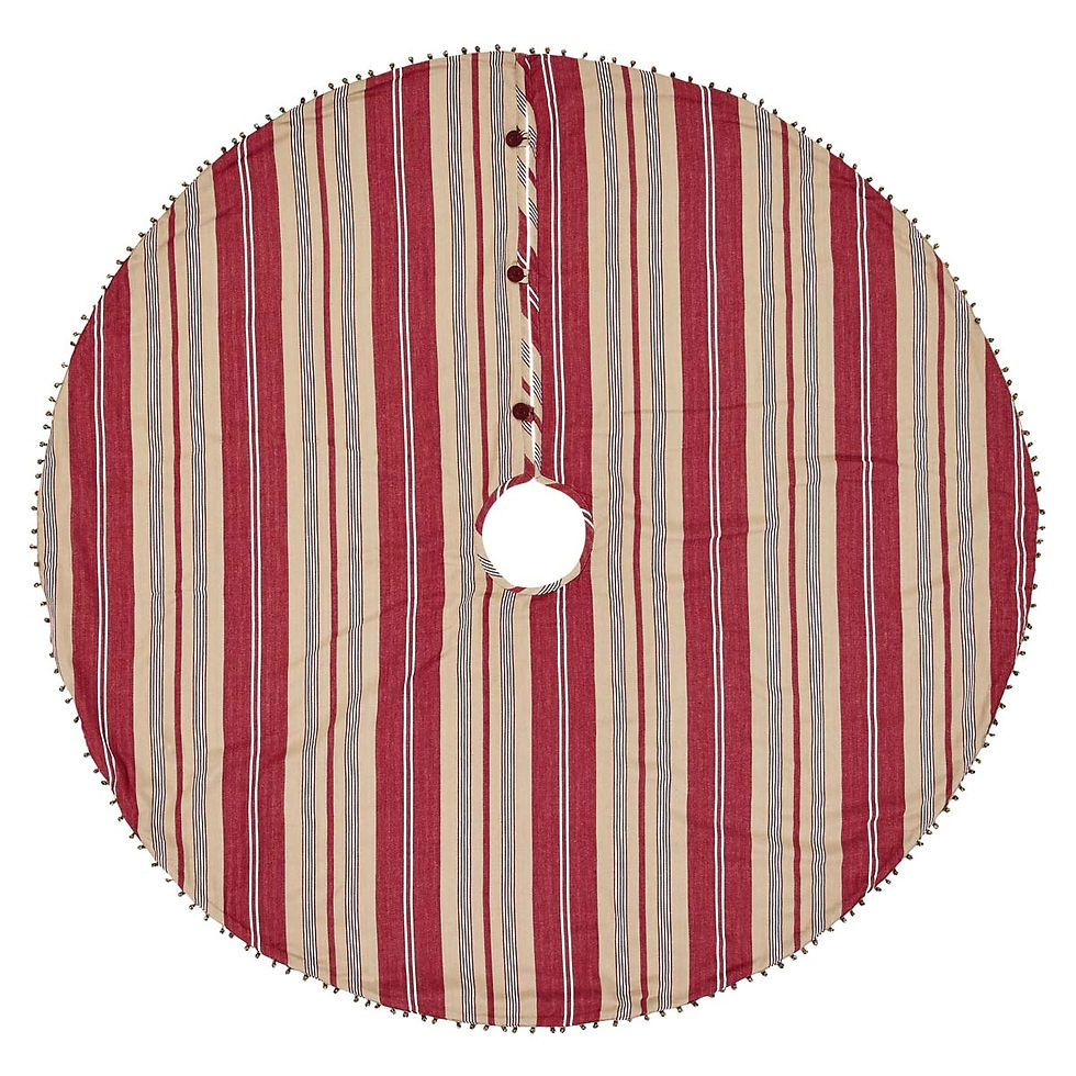 Thumbnail: Vintage Stripe Tree Skirt 48