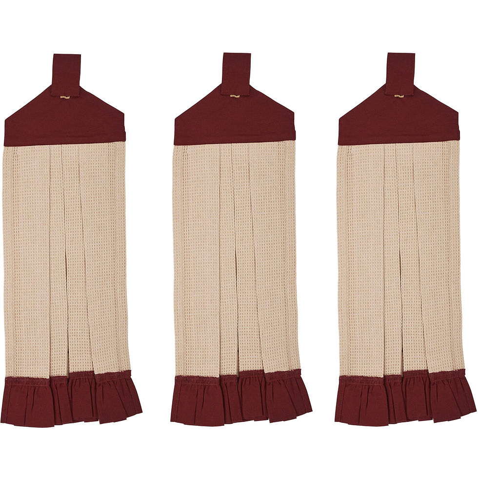 Thumbnail: Connell Button Loop Tea Towel Set of 3
