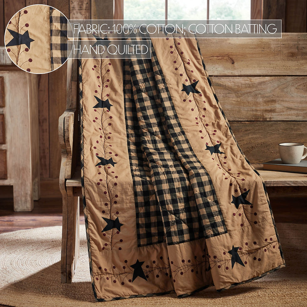 Thumbnail: Pip Vinestar Quilted Throw 50x60