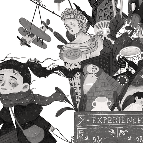 Yaay! My Bon Voyage project got featured on Behance Illustration gallery :)