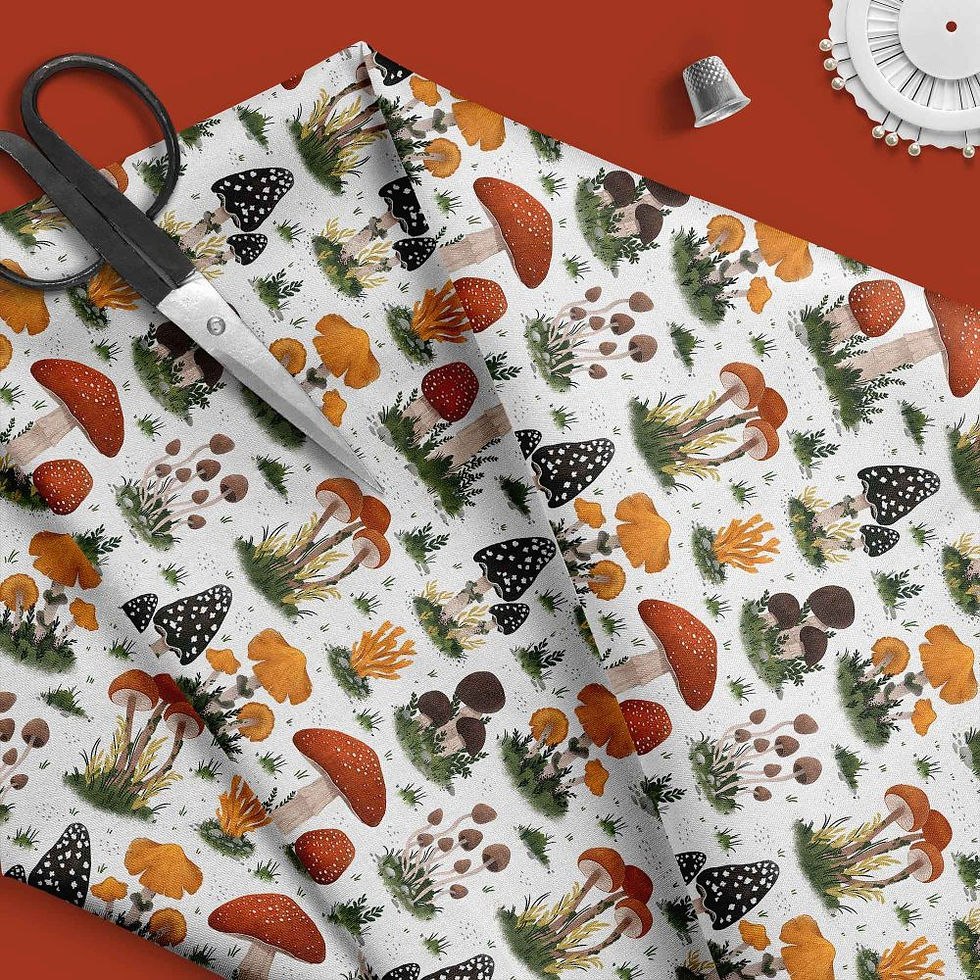 fungi pattern for Caspar Design