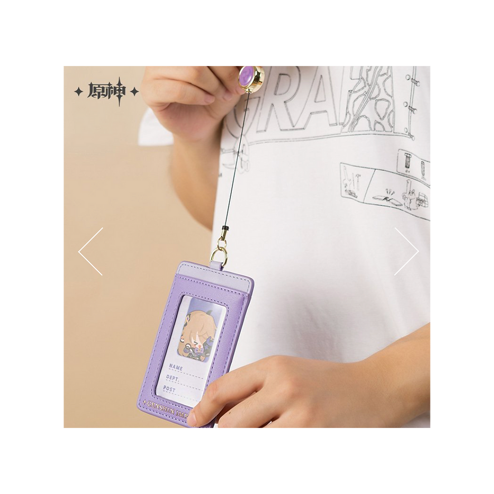 Thumbnail: *Preorder* Official Genshin Impact Chibi Collection Card Holder + Lanyard Set