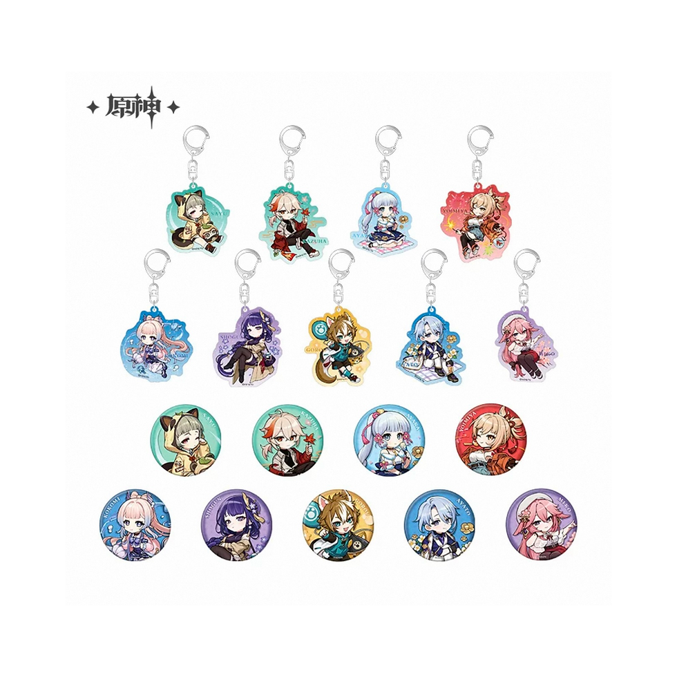 Official Genshin Impact x Korea Popup Event "Outing Theme" Series