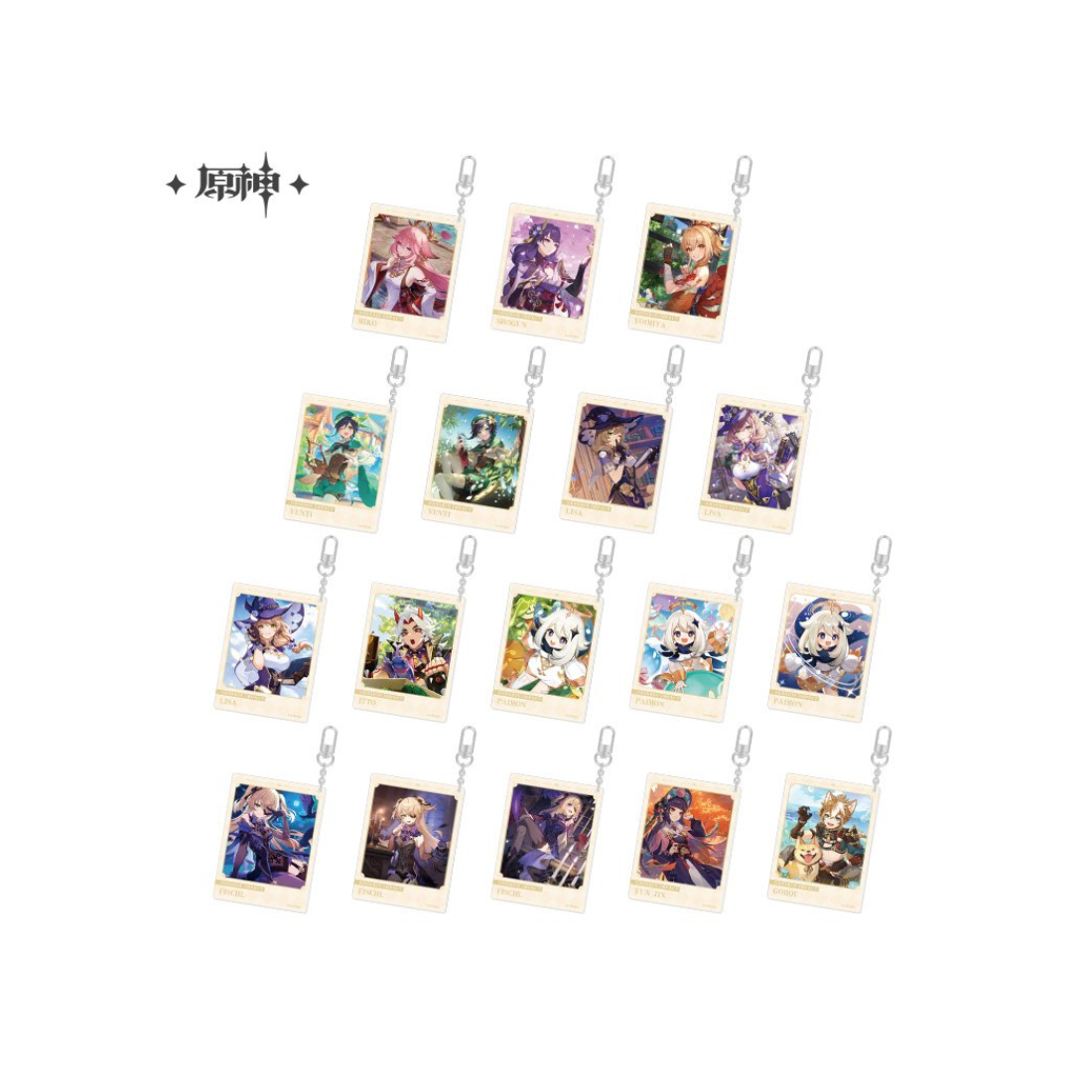 *Pre-order* Official Genshin Impact "Day of Destiny" Acrylic Keychain Vol. 2