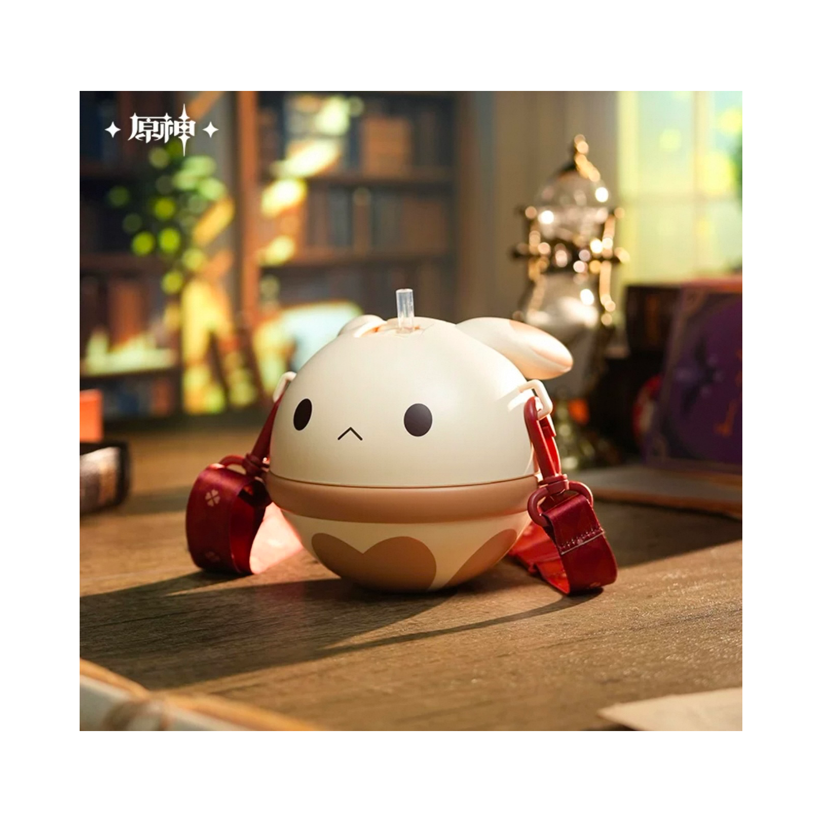 *Preorder* Official Genshin Klee Themed Bouncing Bomb Crossbody Water Bottle