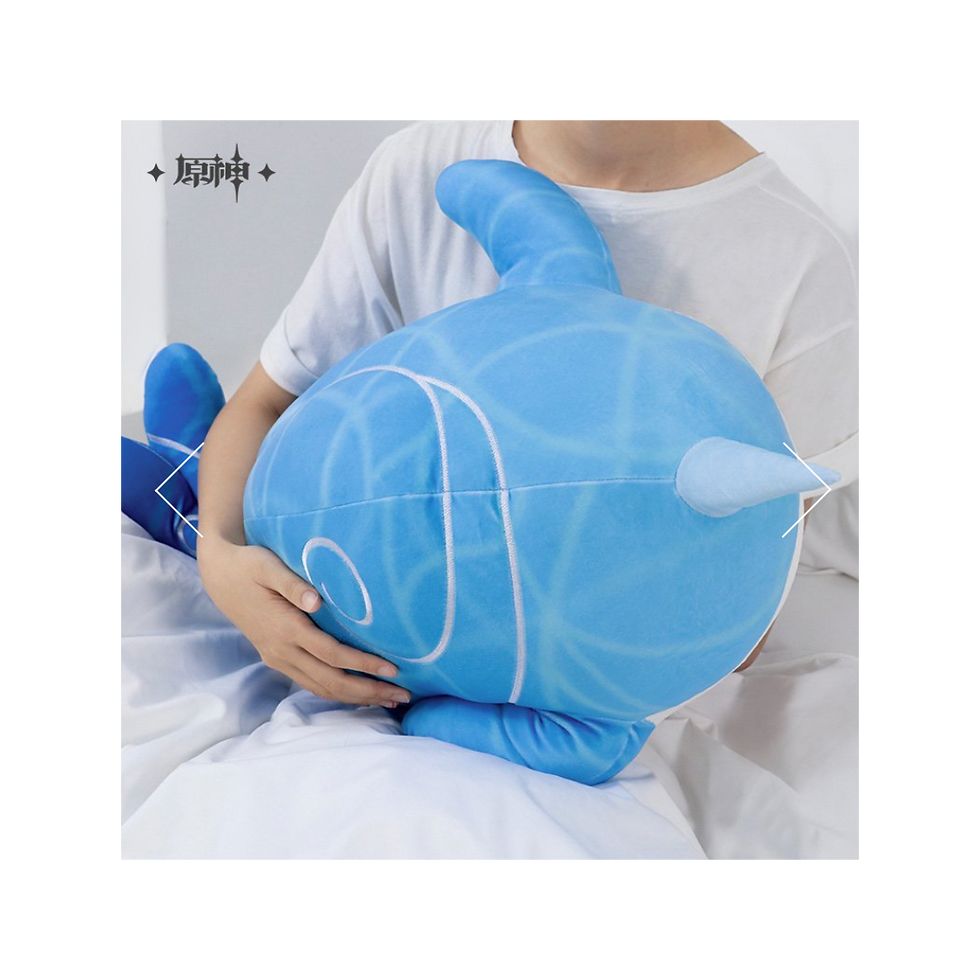 Thumbnail: *Preorder*Genshin "Monoceros Caeli" Series Tartaglia's Narwhale Plush Toy Pillow