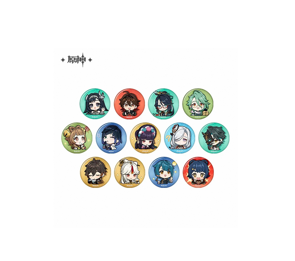 Official Genshin Impact Chibi Emoji Collection Badge: Liyue
