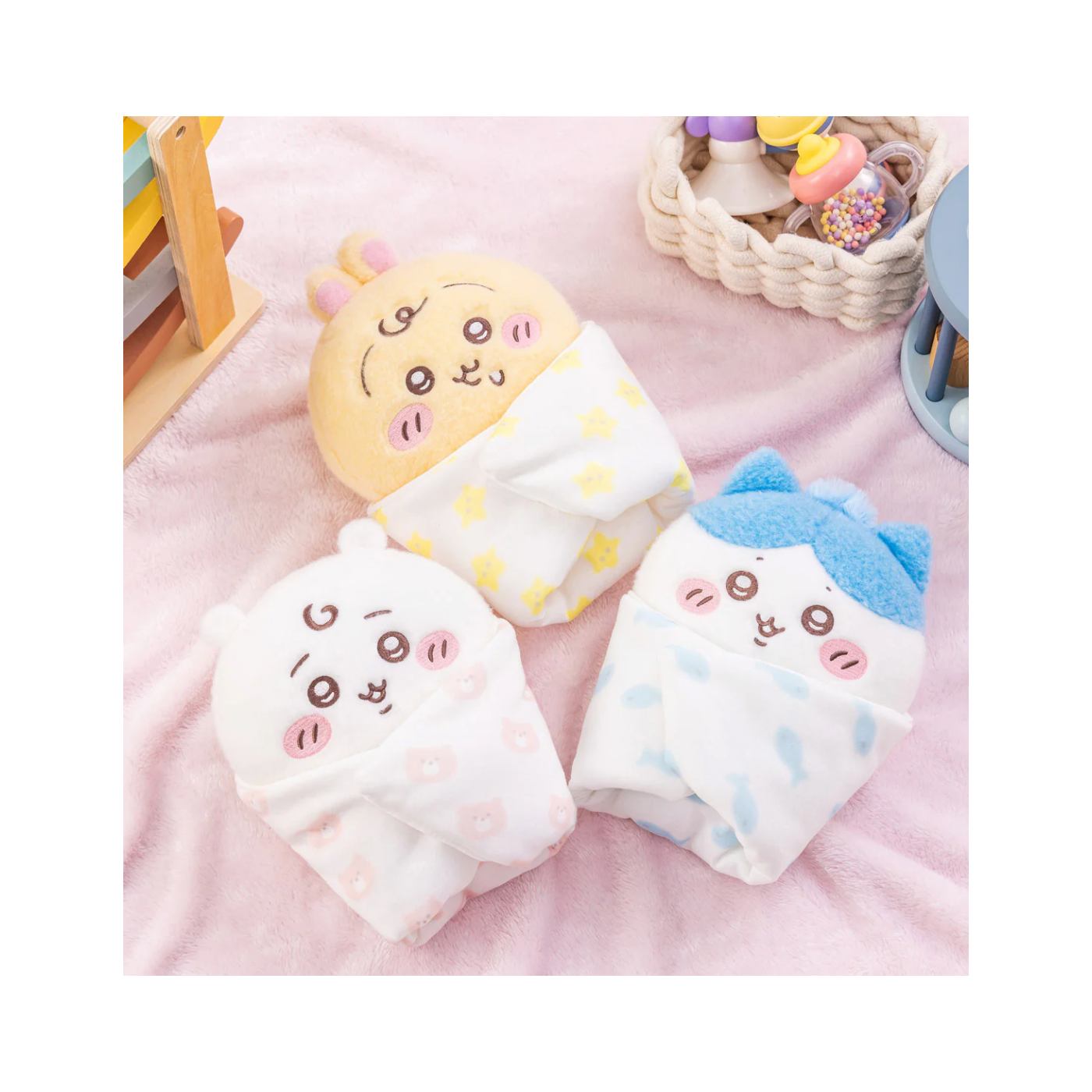 Official Chiikawa "Baby Swaddle" Plushie