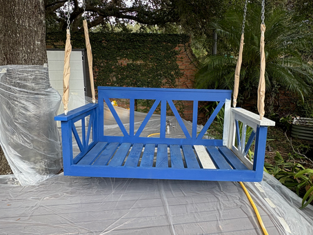 Jumbo Swing Rebuild & Paint – Tuskawilla, Florida