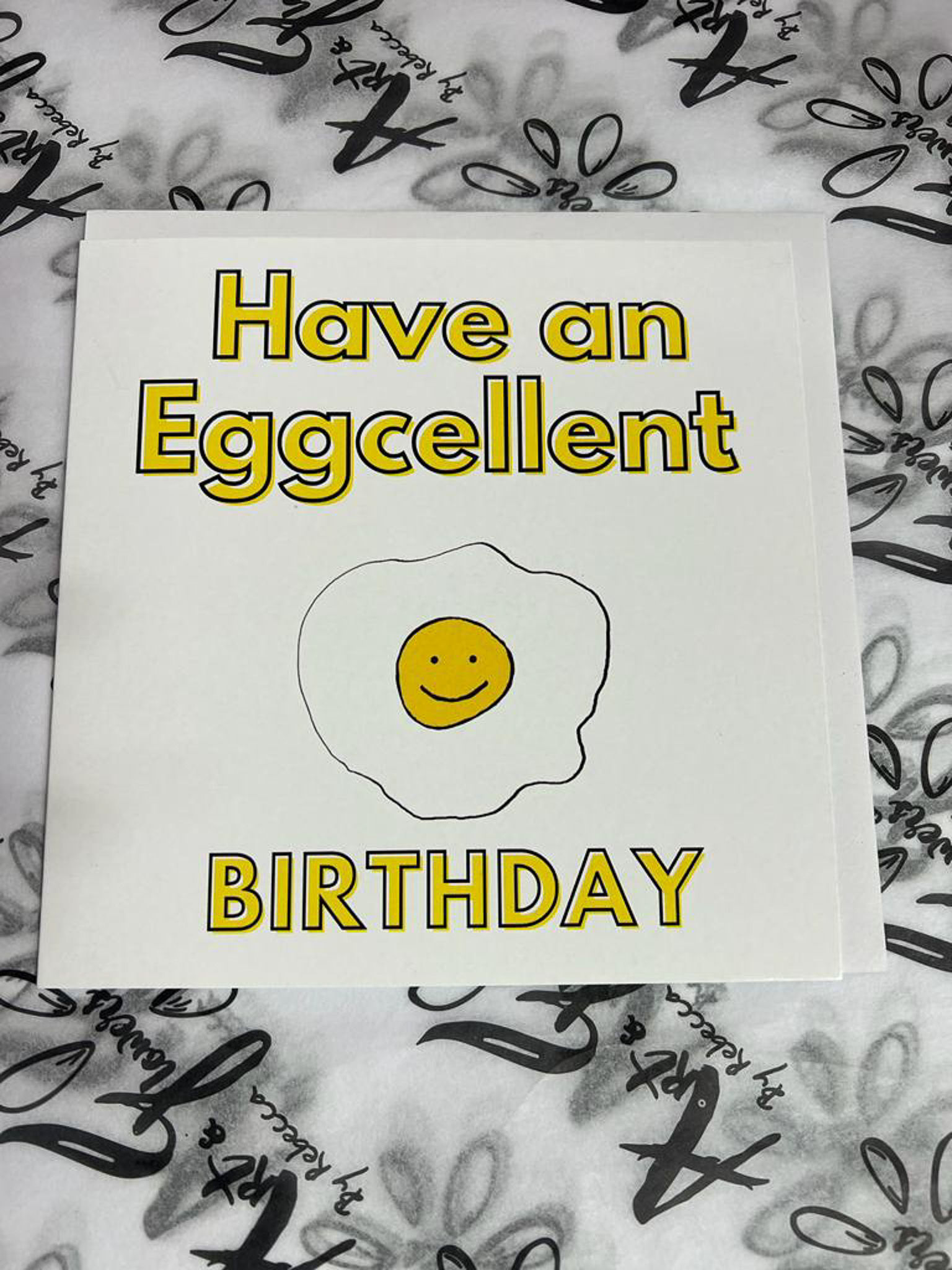 Eggcellent Birthday Card
