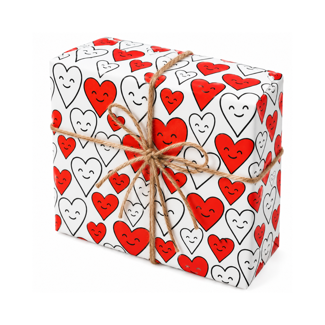 Hearts Gift Wrap