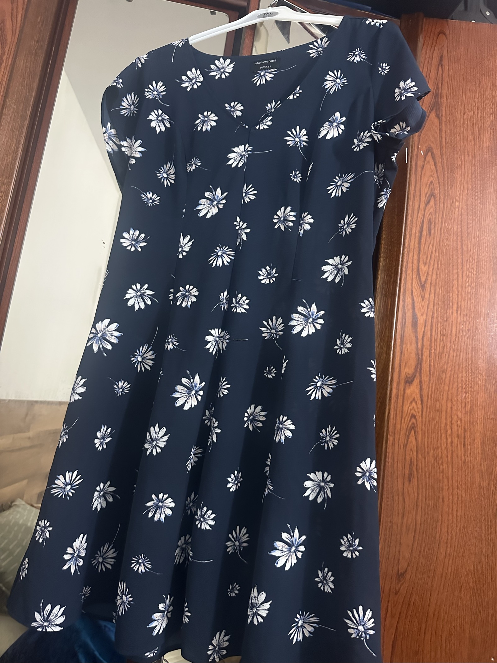 Robe évasée à fleurs Yessica
