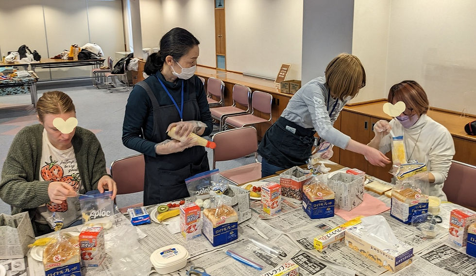 サンドイッチ作り１