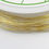 Miniatyrbilde: Metalltråd gullfarget 0,5mm