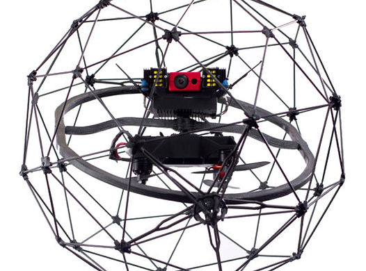 Elios by Flyability. Intenal inspection drone used for tanks, ractors, vessels and other confined spaces
