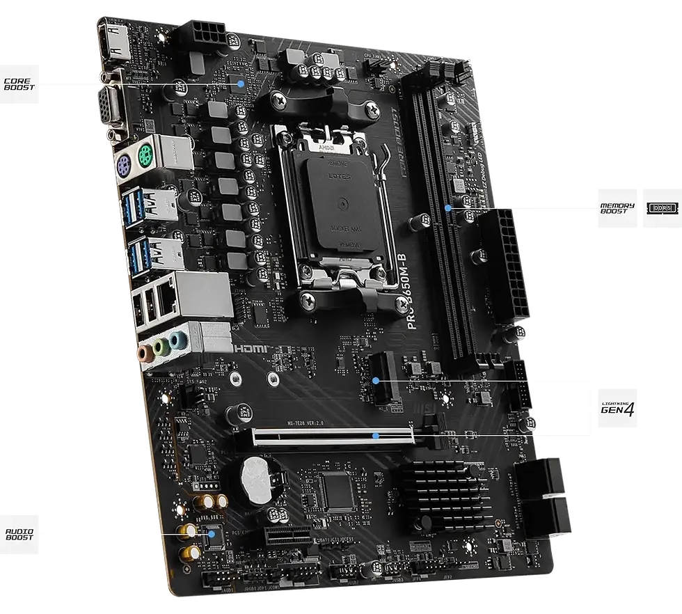 Thumbnail: MSI PRO B650M-B