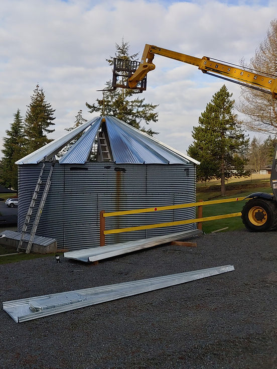 rainwater cistern construction