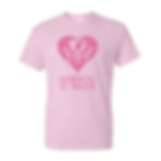 Image of Pink Shirt Day Kindness Is Power shirt by Francis Home Sr. Coast Salish. Shirt has an image of an eagle forming a heart,.