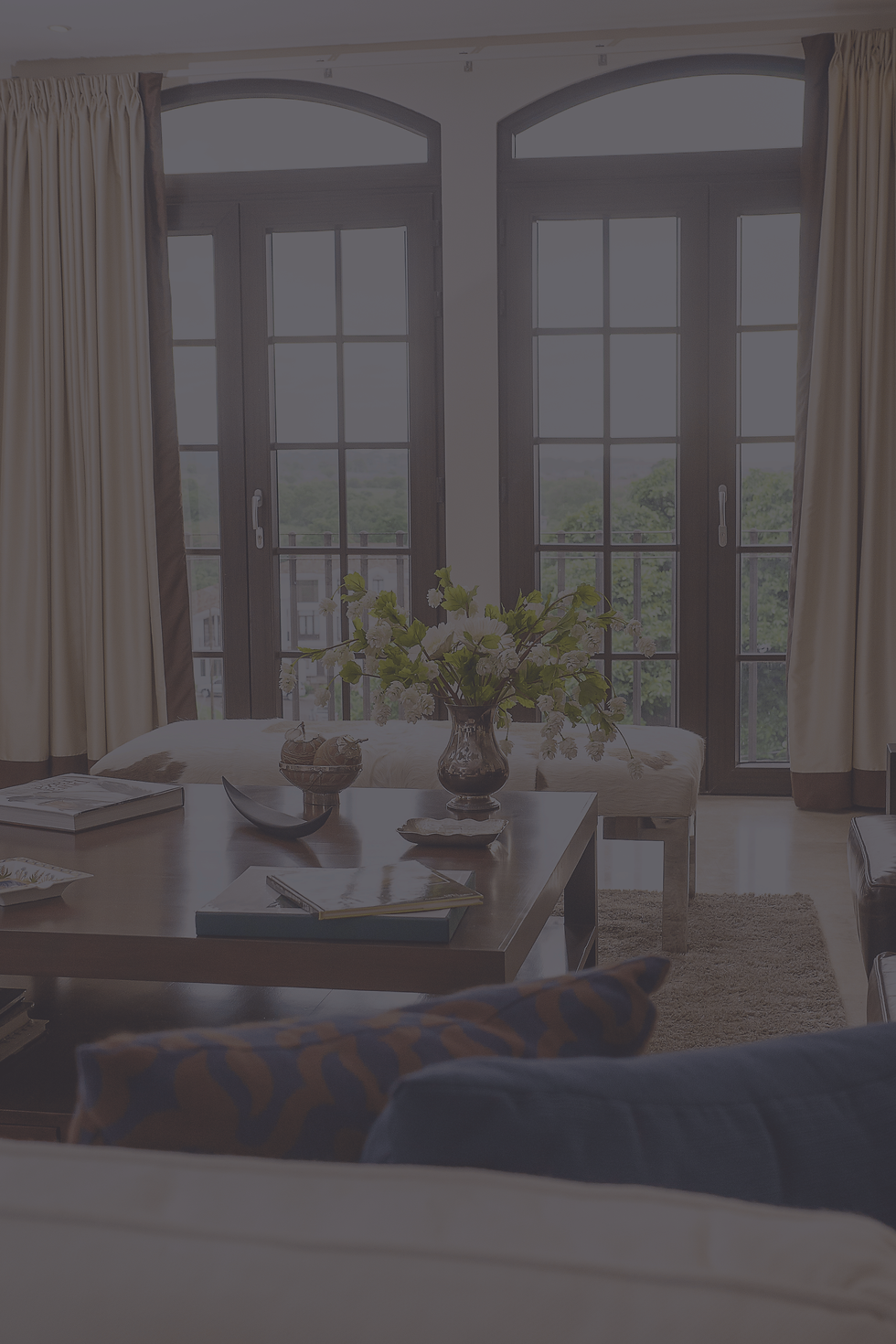 Luxurious interior of a real estate investment firm