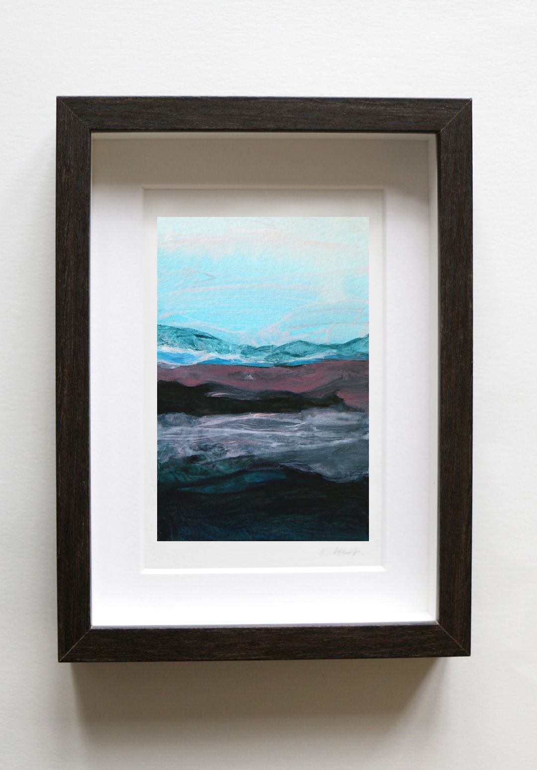 Crepuscule 05 - Peinture acrylique de l'artiste Corinne Lecot