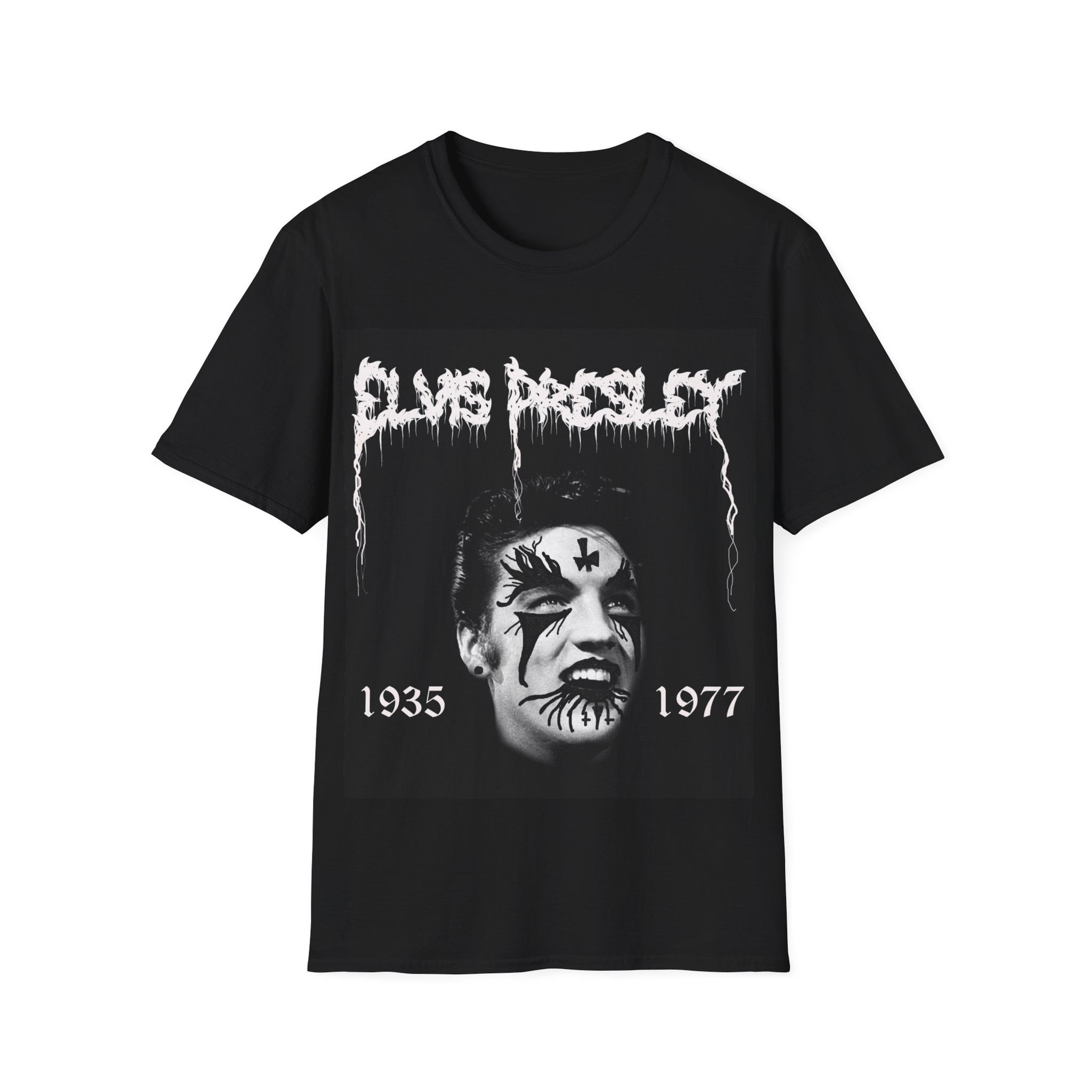 Elvis Presely Black Metal