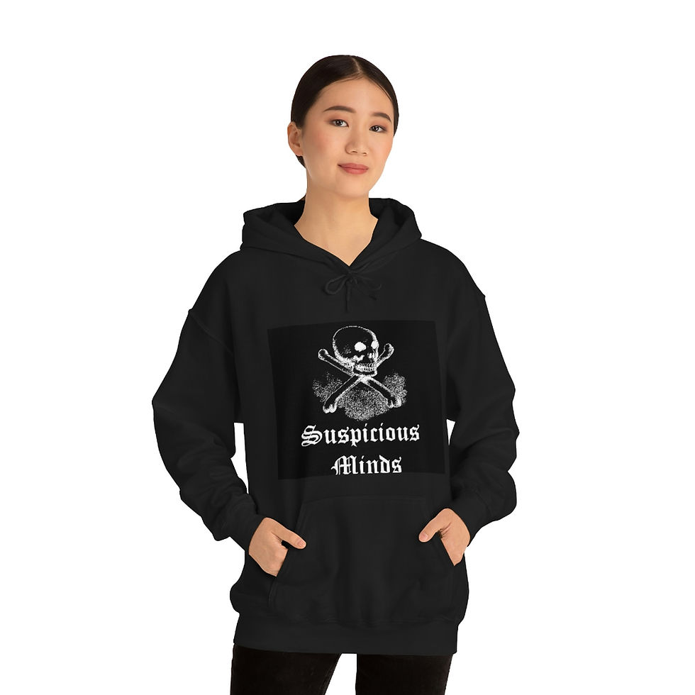 Thumbnail: Elvis  Black Metal. Unisex Heavy Blend™ Hooded Sweatshirt