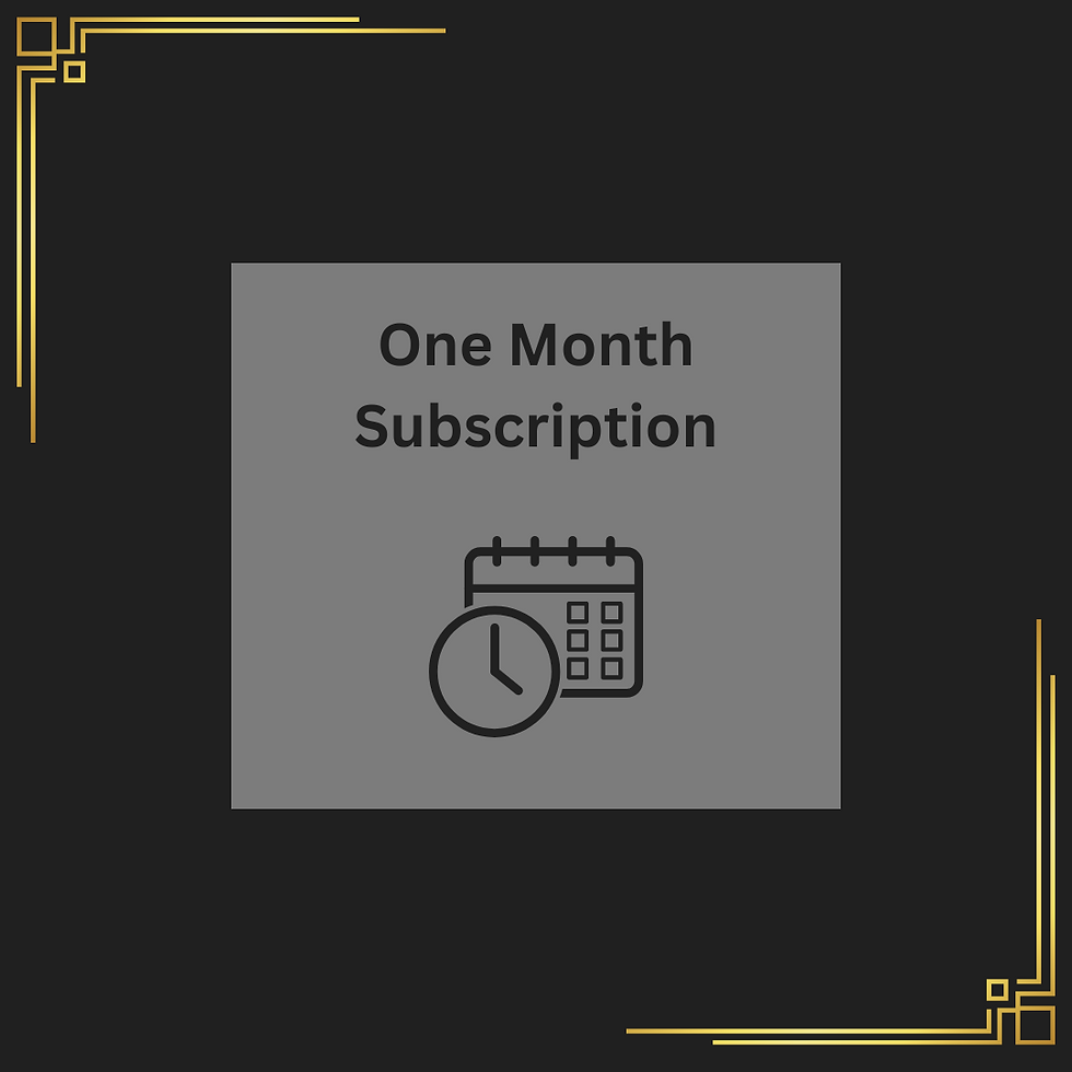One Month Subscription