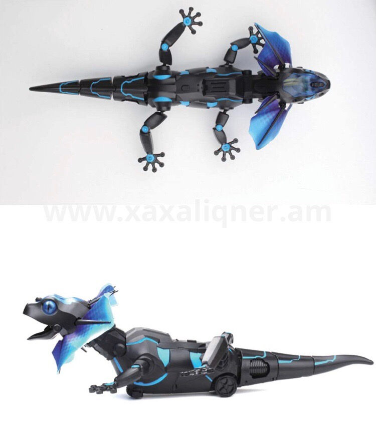 Thumbnail: Հեռակառավարման վահանակով մողես "lizardbot"