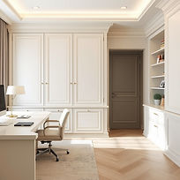 create a cream pastel colored luxury cabinetry for an office.jpg